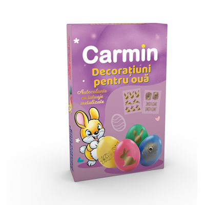 Dr.Oetker Carmin Autocolante Tatuaje Metalizate pentru Oua