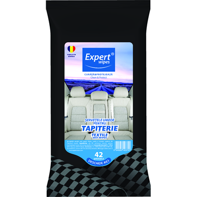 Expert wipes Servetele Tapiterie Textile 42 bucati