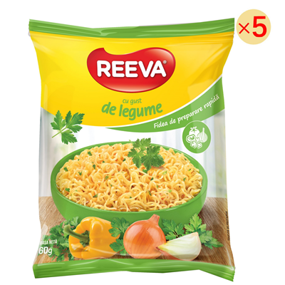 REEVA Fidea Instant cu Gust de Legume 5 x 60 g - WALTI