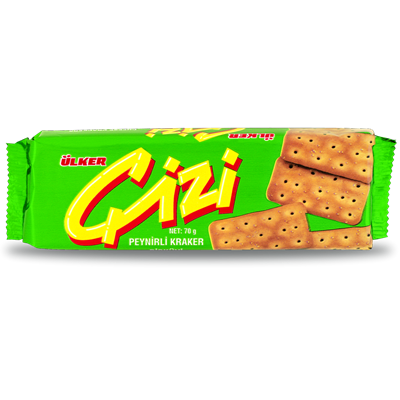 ULKER Cizi Crackers cu Aroma de Cascaval  70 g - WALTI