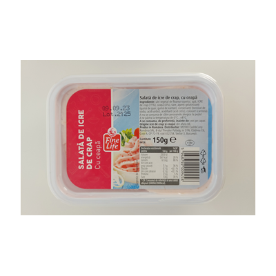 Fine Life Salata Icre Crap & Ceapa 150 g