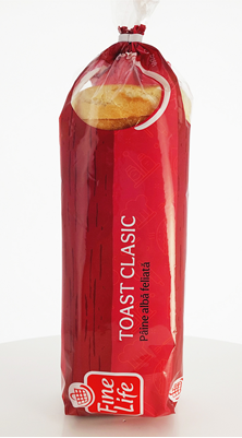 Fine Life Paine Toast cu Faina Alba 600 g