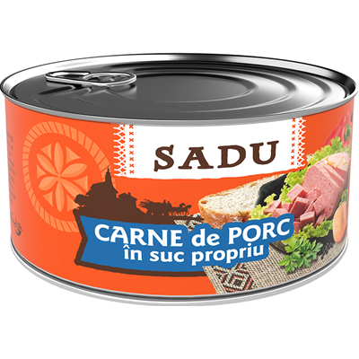 SADU Carne de porc in suc propriu 300 g - WALTI