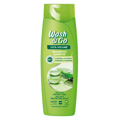 WASH & GO Sampon cu Extract de Aloe Vera 360 ml - WALTI