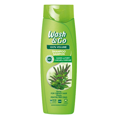 WASH & GO Sampon cu Extract de Ierburi 360 ml - WALTI