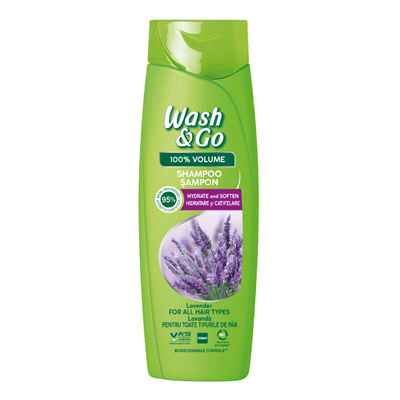 WASH & GO Sampon cu Extract de Lavanda 360 ml - WALTI