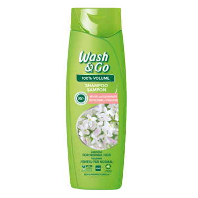 WASH & GO Sampon cu Extract de Iasomie 360 ml - WALTI