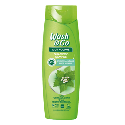 WASH & GO Sampon cu Extract de Urzica 360 ml - WALTI