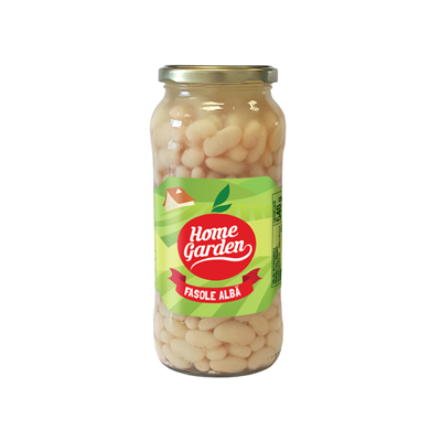 Home Garden Fasole Alba Boabe 570 g - WALTI