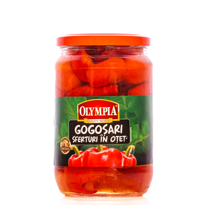 OLYMPIA Gogosari Sferturi in Otet 660 g - WALTI