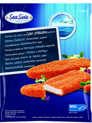 ebi Sea Side File de Cod Pane 1,5 Kg ❄