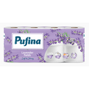 PUFINA 8 Role Hartie Igienica in 3 Straturi cu Parfum de Lavanda - WALTI