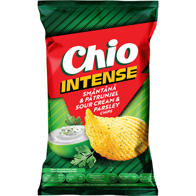 CHIO Chips Intense Smantana si Patrunjel 120 g - WALTI