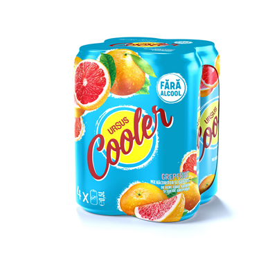 URSUS Cooler Grapefruit 0% SGR 4 x 0,5 L - WALTI