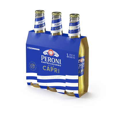PERONI Nastro Azzurro Stile Capri SGR 3 x 330 ml - WALTI