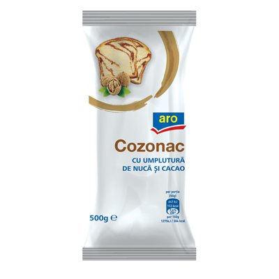 Cozonac cu Nuca si Cacao 500 g