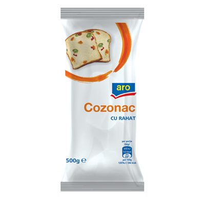 Cozonac cu Rahat 500 g