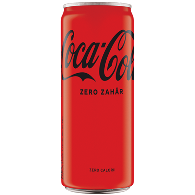 COCA-COLA ZERO ZAHAR Bautura Carbogazoasa SGR 0,33 L
