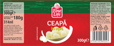 Fine Life Ceapa in Otet 300 g