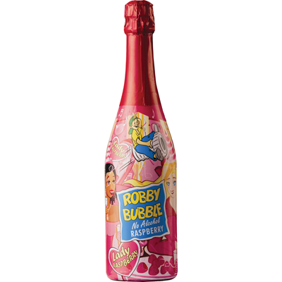 ROBBY BUBBLE Bautura Carbogazoasa Aroma Zmeura SGR 0,75 L