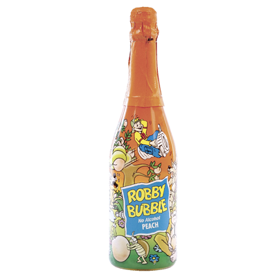 ROBBY BUBBLE Bautura Carbogazoasa Aroma Piersica SGR 0,75 L