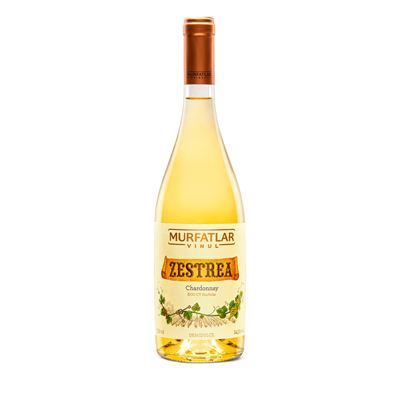 MURFATLAR ZESTREA Chardonnay Vin Alb Demidulce SGR 0,75 L - WALTI