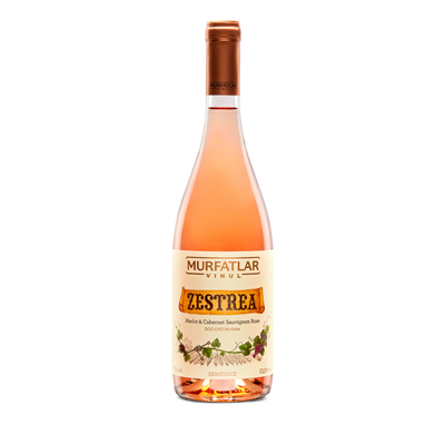 MURFATLAR ZESTREA Merlot si Cabernet Sauvignon Vin Rose Demidulce SGR 0,75 L - WALTI