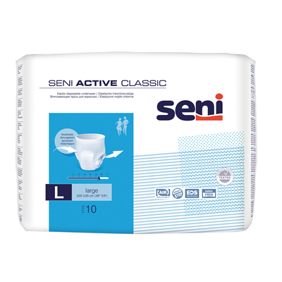 SENI Active Classic Large Scutece Chilot pentru Adulti 10 bucati - WALTI