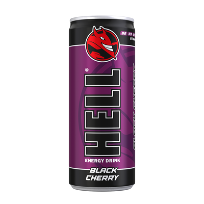 HELL Energy Drink Black Cherry SGR 250 ml