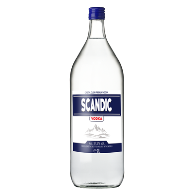 SCANDIC Vodka 37,5% SGR 2 L - WALTI