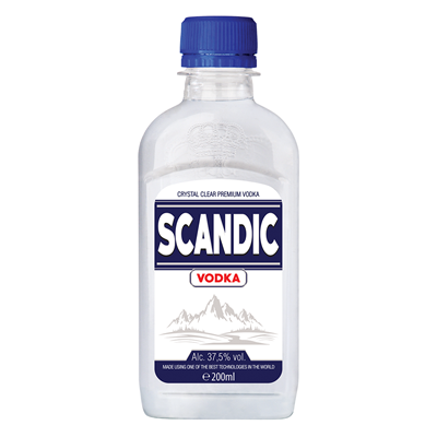 SCANDIC Vodka 37,5% SGR 0,2 L - WALTI