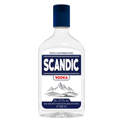 SCANDIC Vodka 37,5% SGR 0,5 L - WALTI
