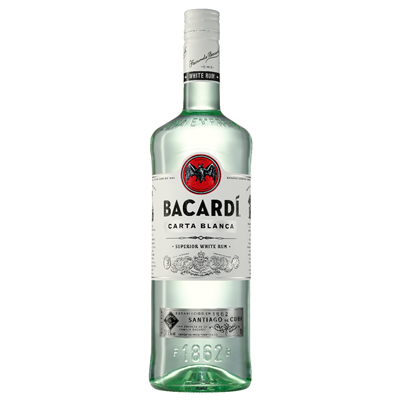 BACARDI CARTA BLANCA Rom 37,5% SGR 1 L - WALTI