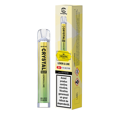 Evapify Crystal Lemmon si Lime Tigareta Electronica de Unica Folosinta