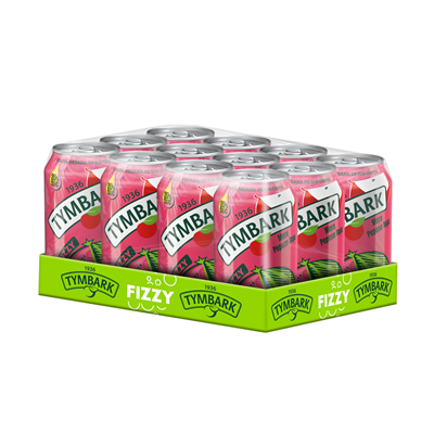 TYMBARK FIZZY Băutură Răcoritoare Carbogazoasă Mar si Pepene SGR 0,33 L
