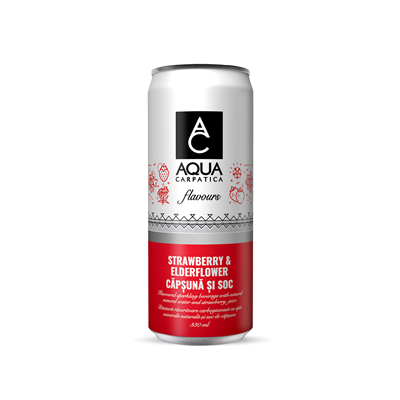 AQUA CARPATICA Apa Flavours Capsuna si Soc Doza SGR 4 x 0,33 L