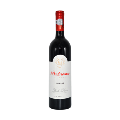 BUDUREASCA CLASIC Vin Clasic Merlot Sec SGR 0,75 L - WALTI