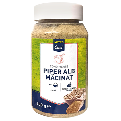 Piper Alb Macinat 250 g