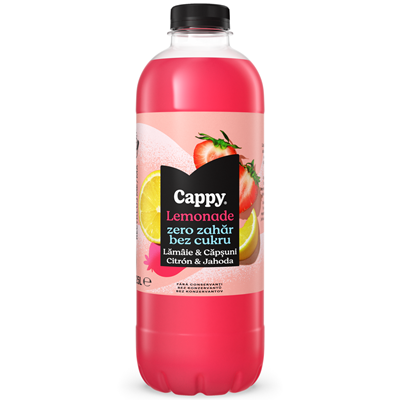 Cappy Bautura Racoritoare Necarbogazoasa cu Lamaie si Capsuni SGR 1,25 L