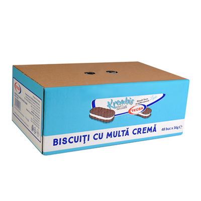 TECSA Krembis EXTRA Biscuiti Cacao cu Crema de Lapte 36 g - WALTI