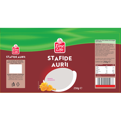 Fine Life Stafide Aurii 250 g - WALTI