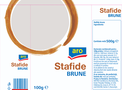 Stafide Brune 4 x 100 g