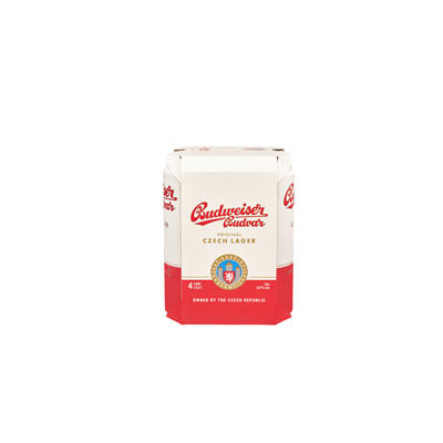 BUDWEISER BUDVAR Bere Blonda Doza SGR 4 x 0,5 L - WALTI