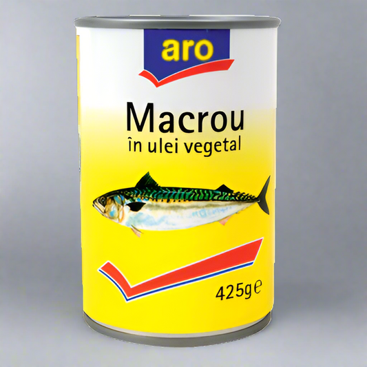 Macrou in Ulei Vegetal de Soia si Suc Propriu 425 g