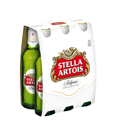 STELLA ARTOIS Bere Sticla SGR 6 x 0,33 L - WALTI