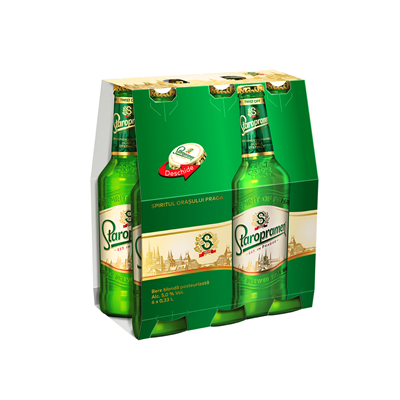 Staropramen Bere Sticla Nereturnabila SGR 6 x 0,33 L - WALTI