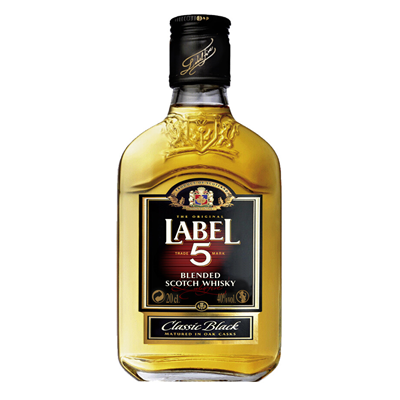 LABEL 5 Scotch Whisky 40% SGR  0,2 L - WALTI