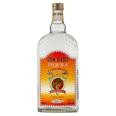 DON DIEGO Tequila Silver 38% SGR 0,7 L - WALTI