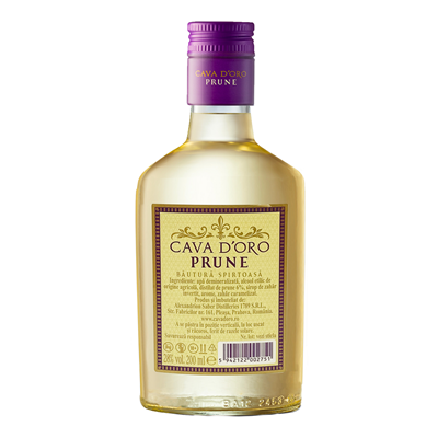 CAVA D'ORO Bautura Spirtoasa Prune 28% SGR 0,2 L