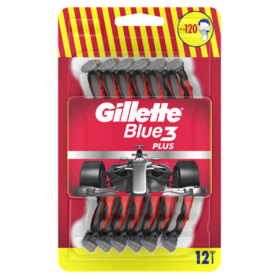 Gillette Blue Nitro 3 Aparate de Ras 12 bucati